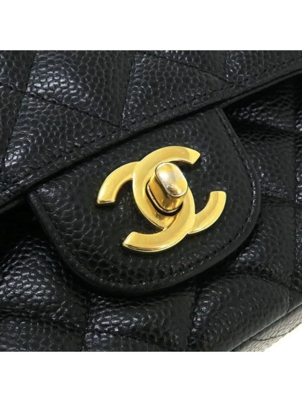 Chanel Caviar Quilted Double Flap Bag Chain